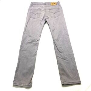 Levi's 511 Slim Fit Sueded Pants Mens 20 Boys Dark Gull Gray Cotton Stretch
